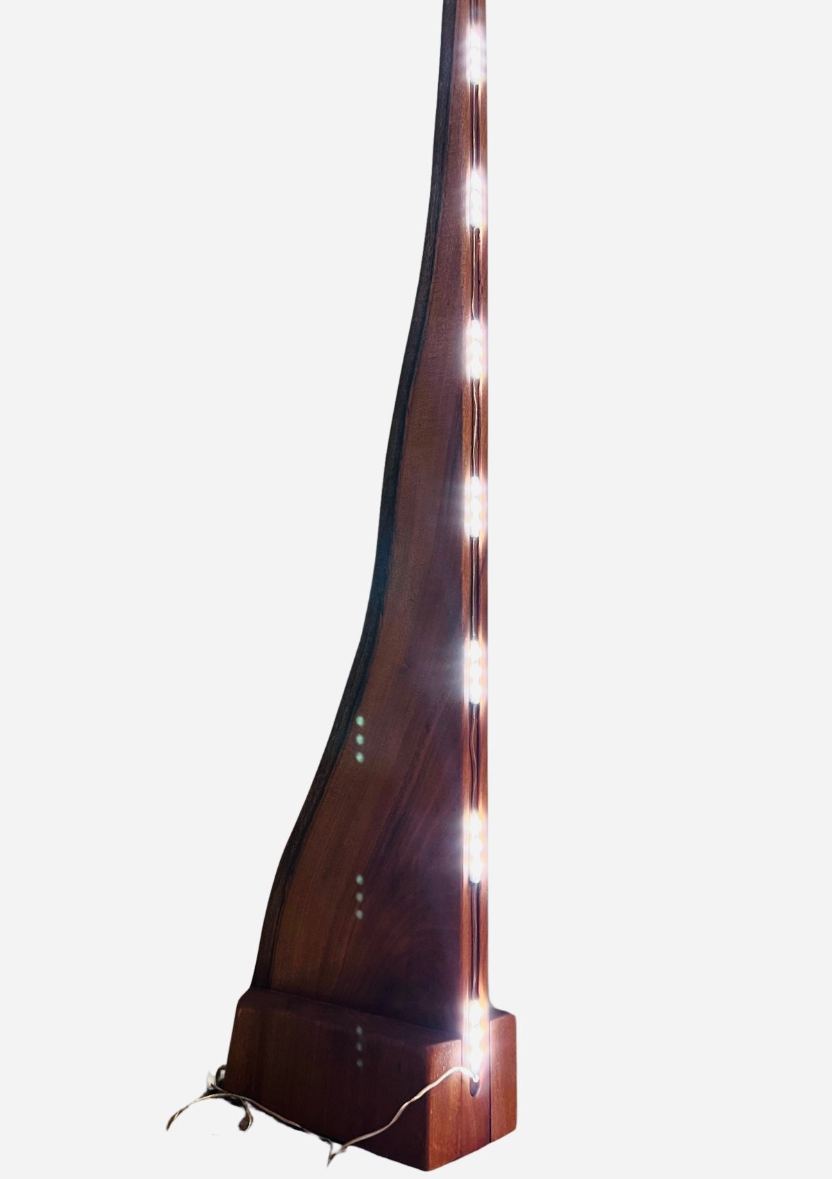 Sway - Live Edge Mahogany Floor Lamp