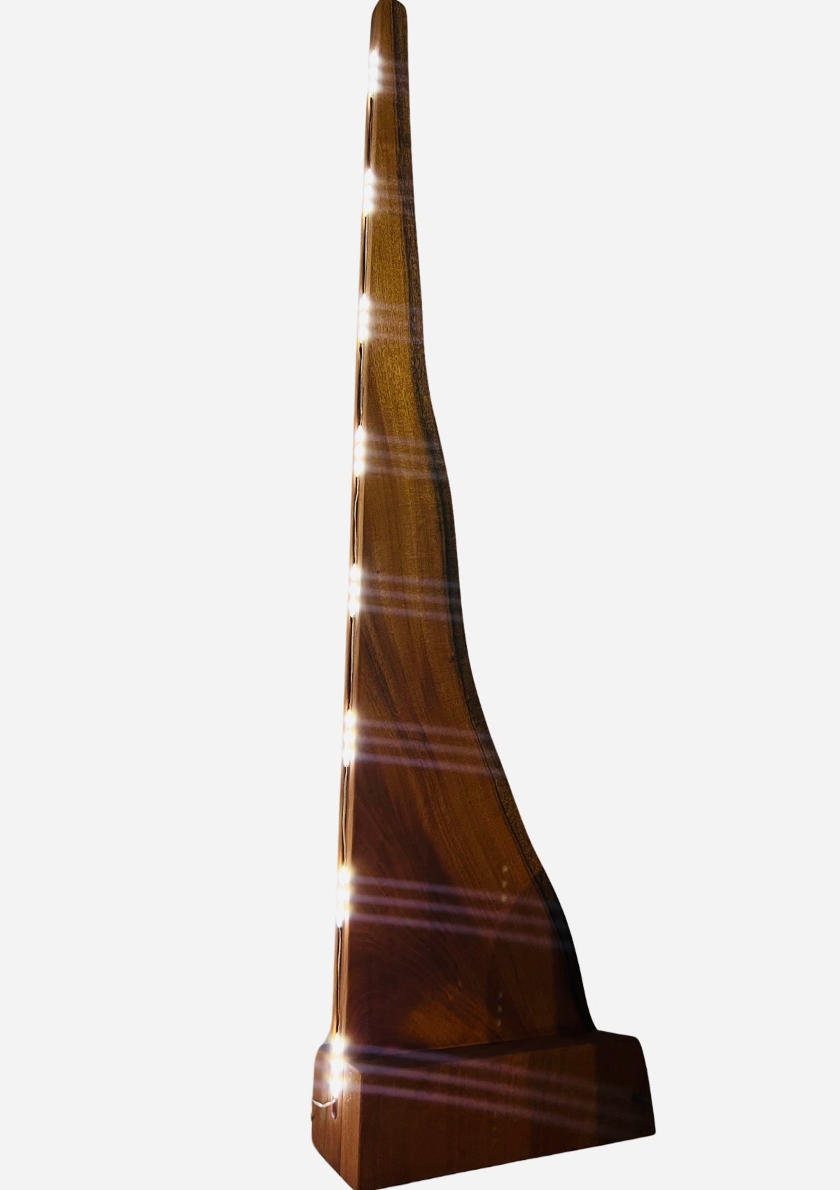 Sway - Live Edge Mahogany Floor Lamp