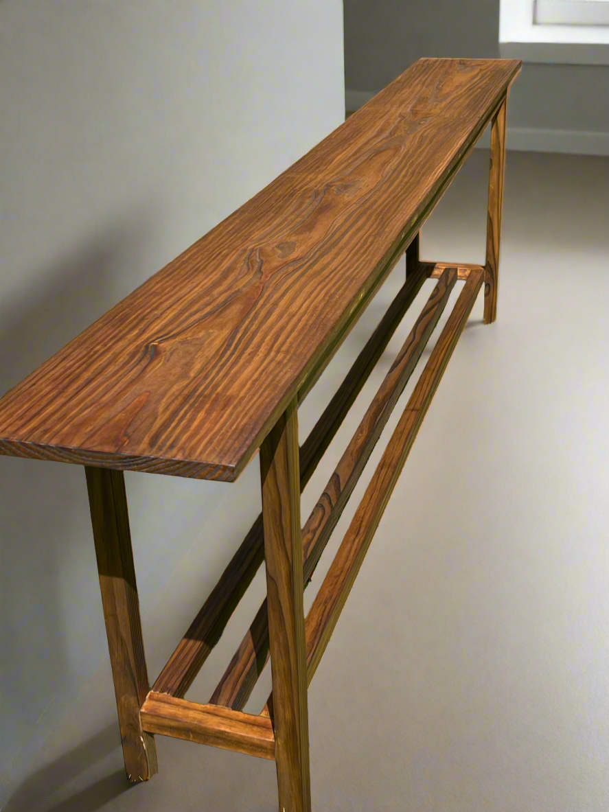 Handmade Minimalist Sofa Table