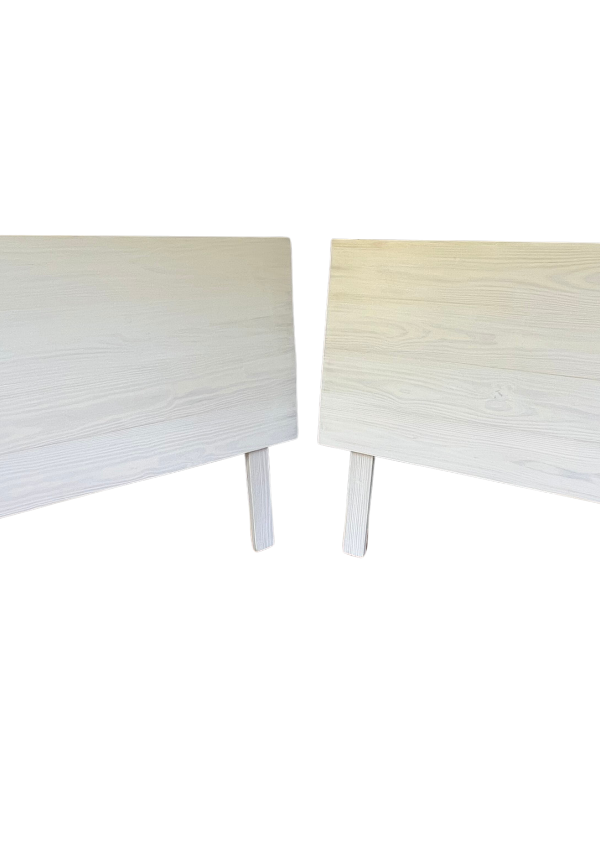 Whitewashed Queen headboards