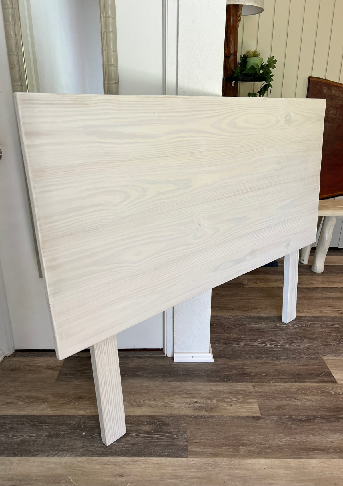 Whitewashed Queen headboards