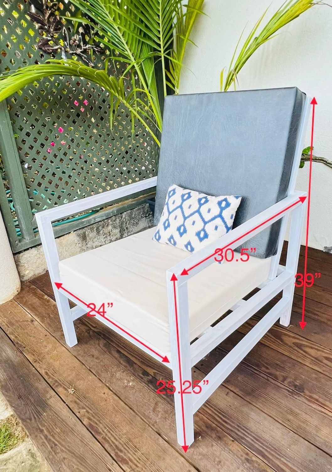 Handmade Modern Lounge Chair - Slimline