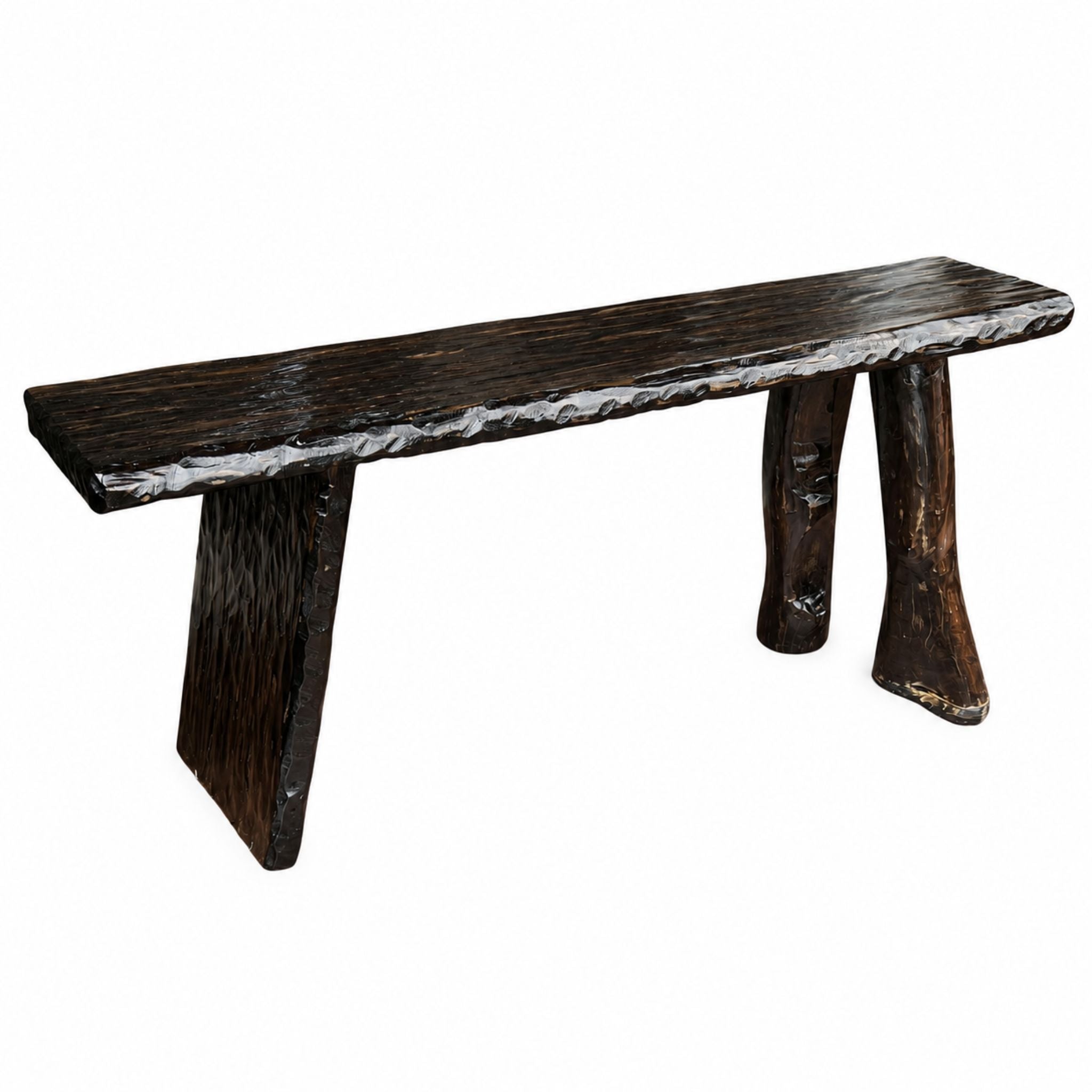 Ebony Textured Casuarina Bench