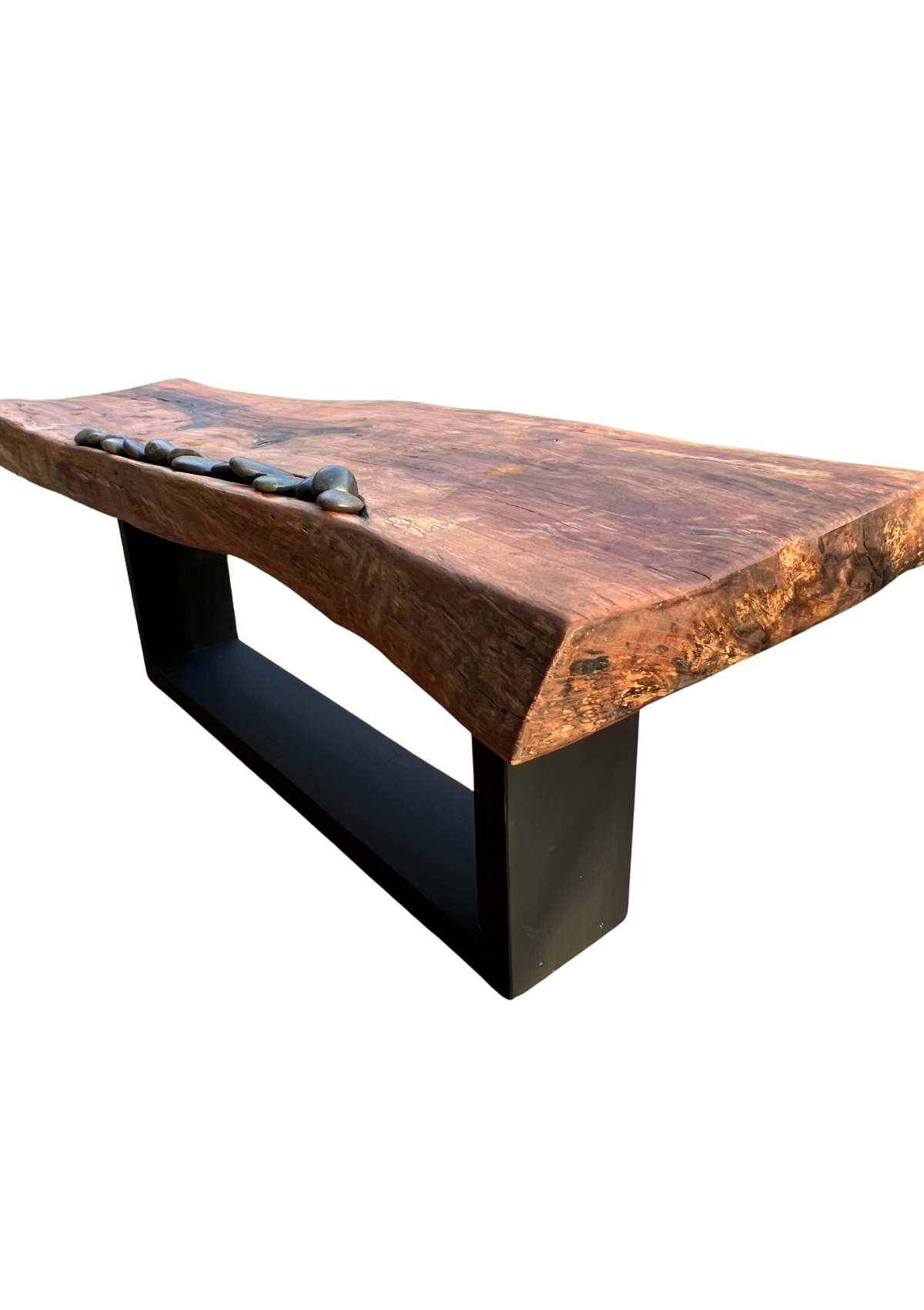 Handmade Casuarina and Stone Coffee Table