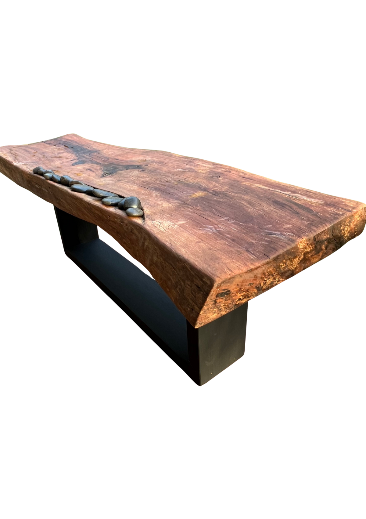 Handmade Casuarina and Stone Coffee Table