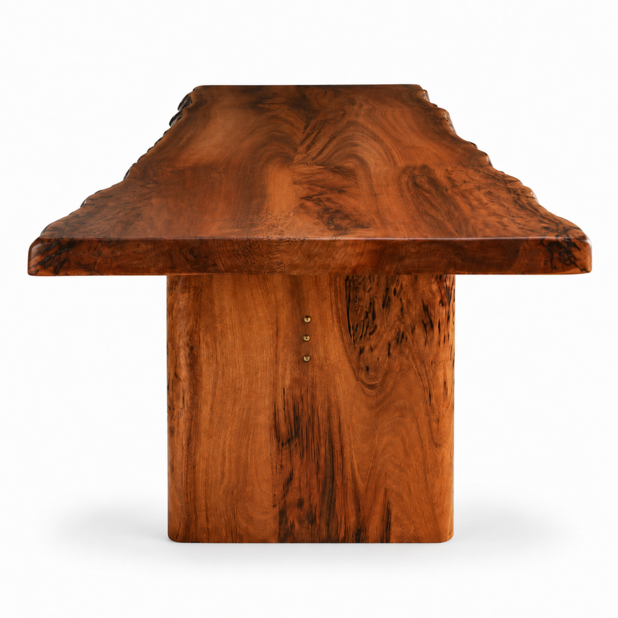 Commune | Cathedral Grain Burl Mahogany Dining Table