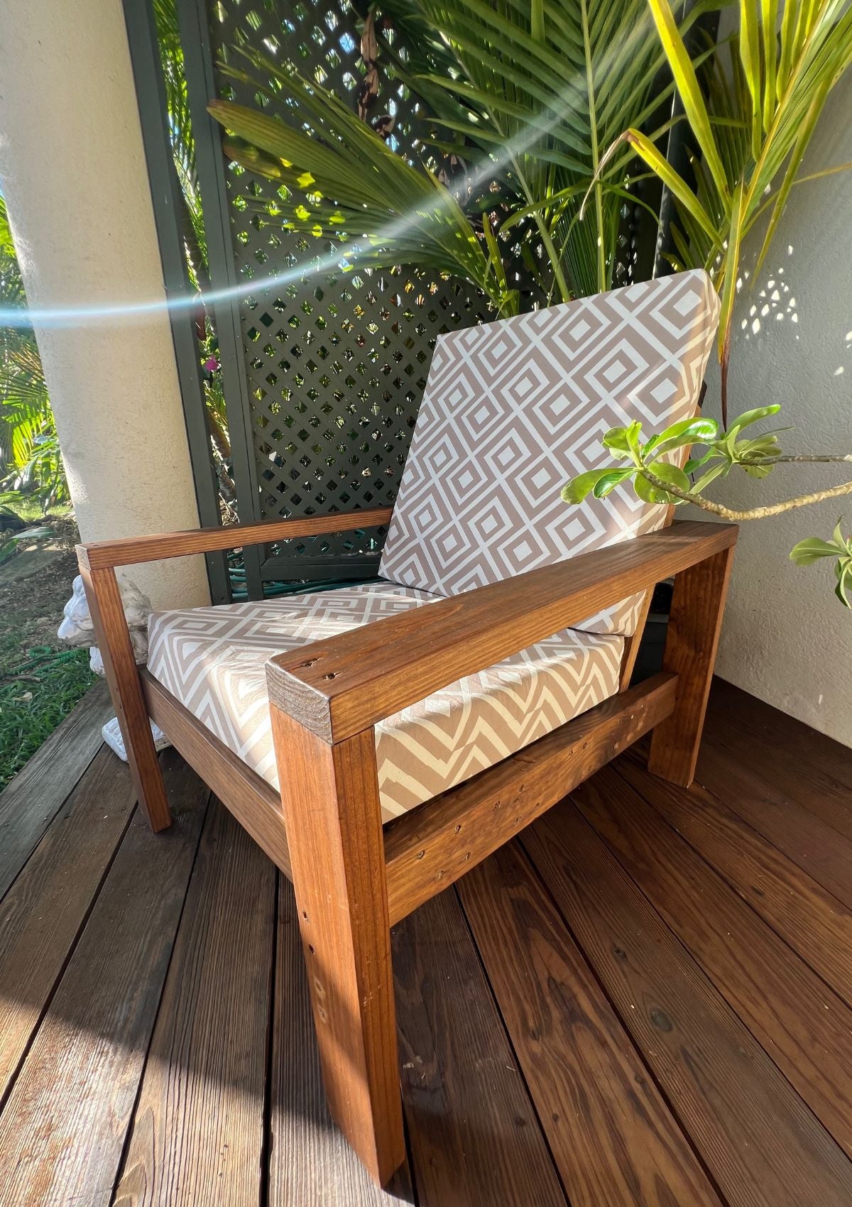 Handmade Modern Outdoor Lounge Chair