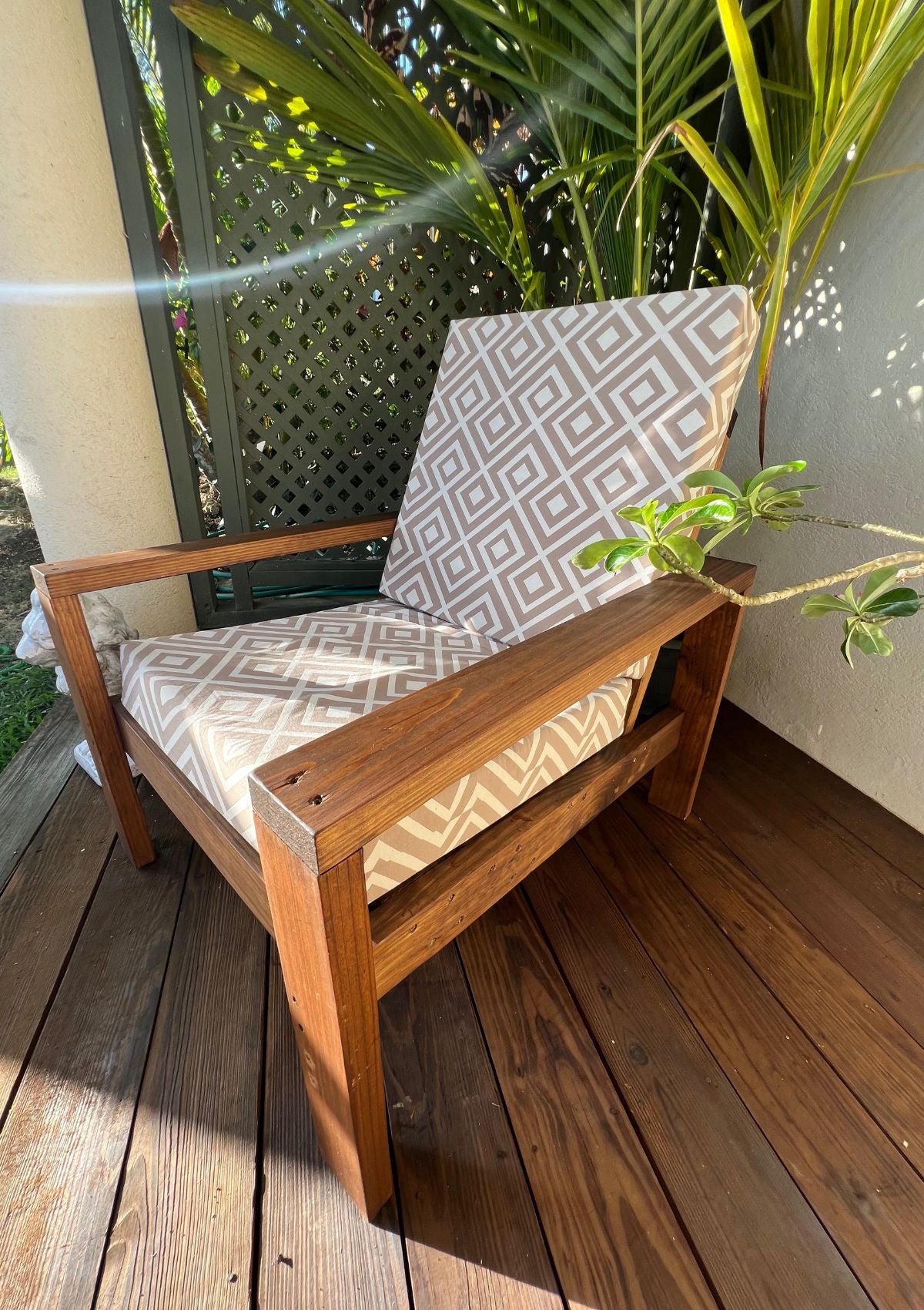 Handmade Modern Outdoor Lounge Chair