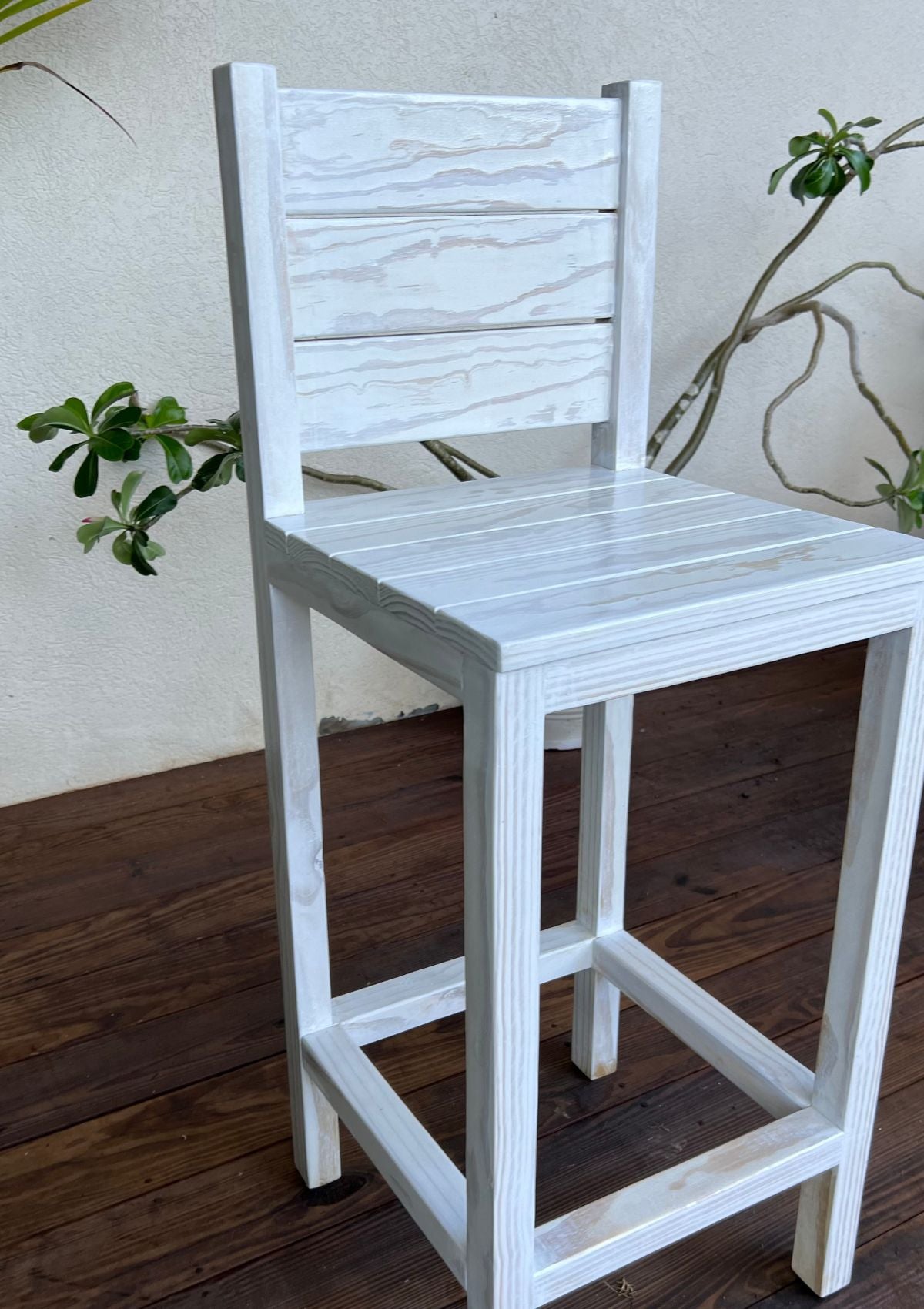 Handmade Outdoor Counter Bar Stool