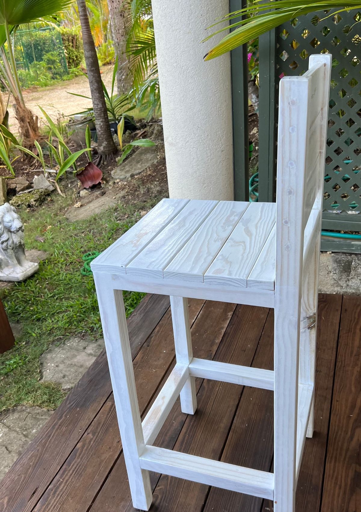 Handmade Outdoor Counter Bar Stool