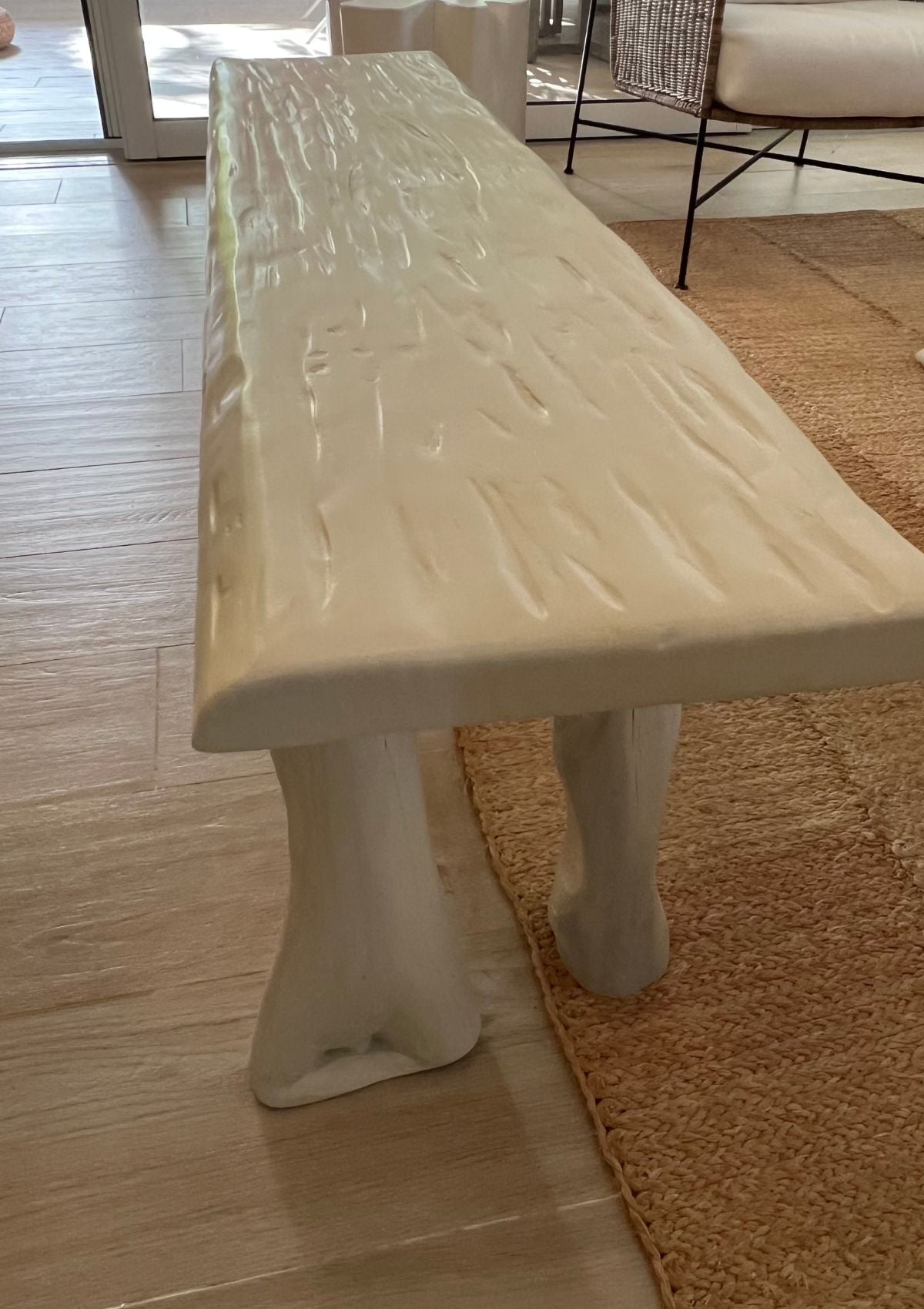 Handmade Casuarina Leg Coastal Bench