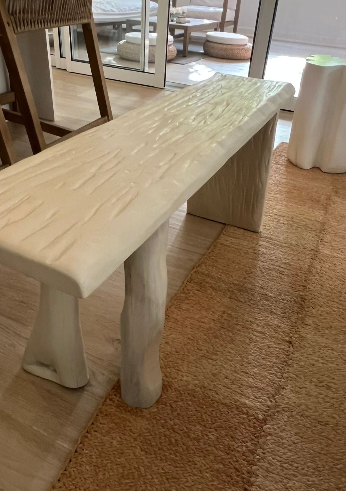 Handmade Casuarina Leg Coastal Bench