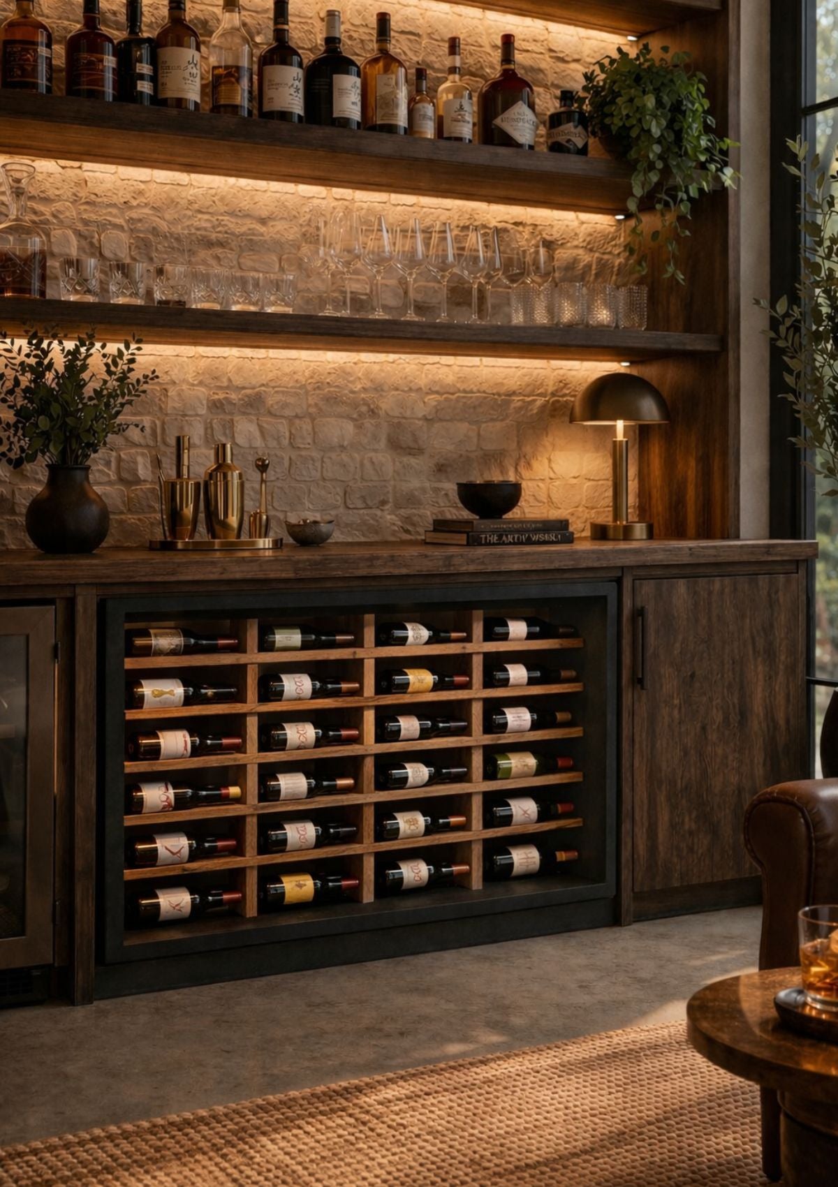 Tamarind Wood Wine Rack