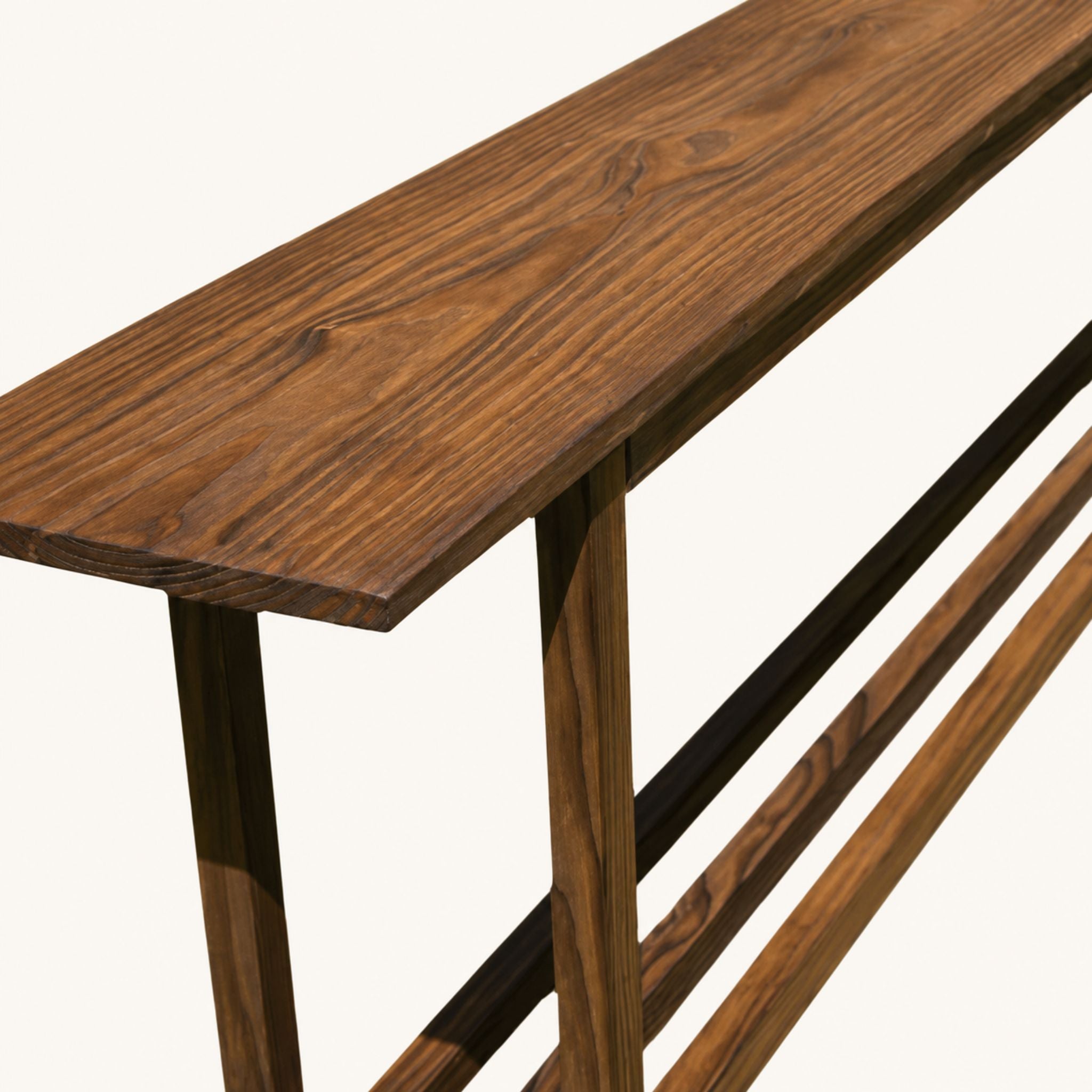 Slim Oak Sofa Table