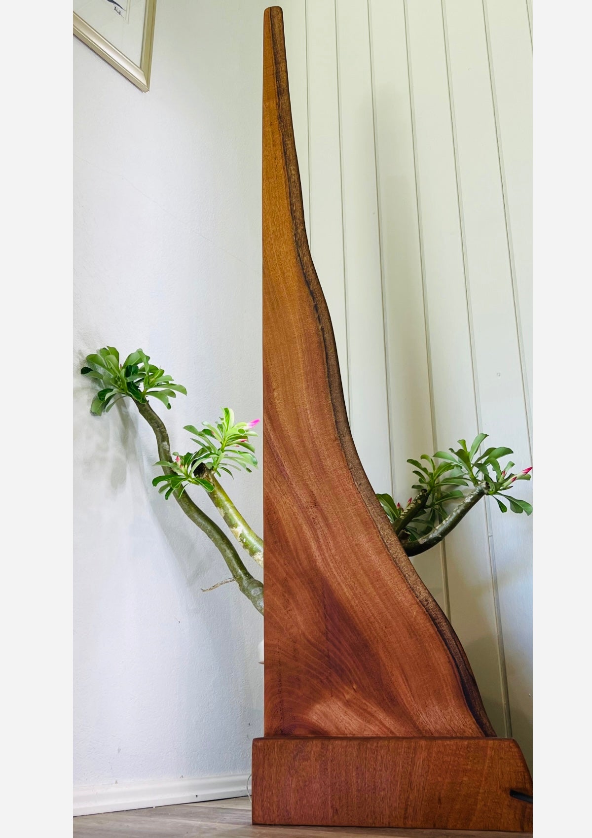 Sway - Live Edge Mahogany Floor Lamp