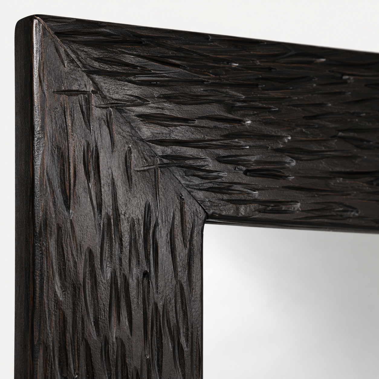 Ebony Textured Full-Length Backlit Mirror