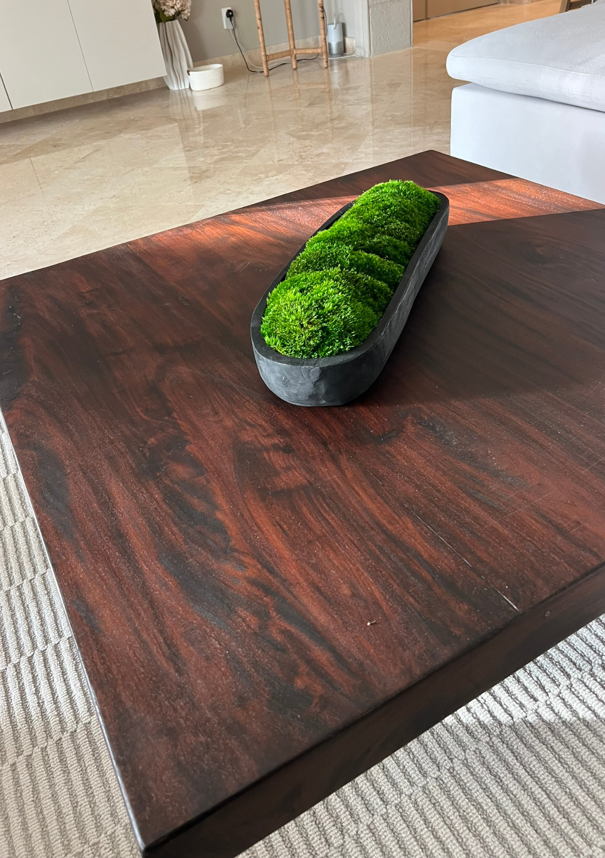 Handmade Bajan Mahogany Statement Coffee Table