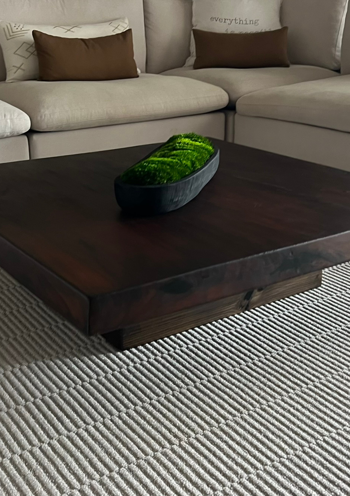 Handmade Bajan Mahogany Statement Coffee Table