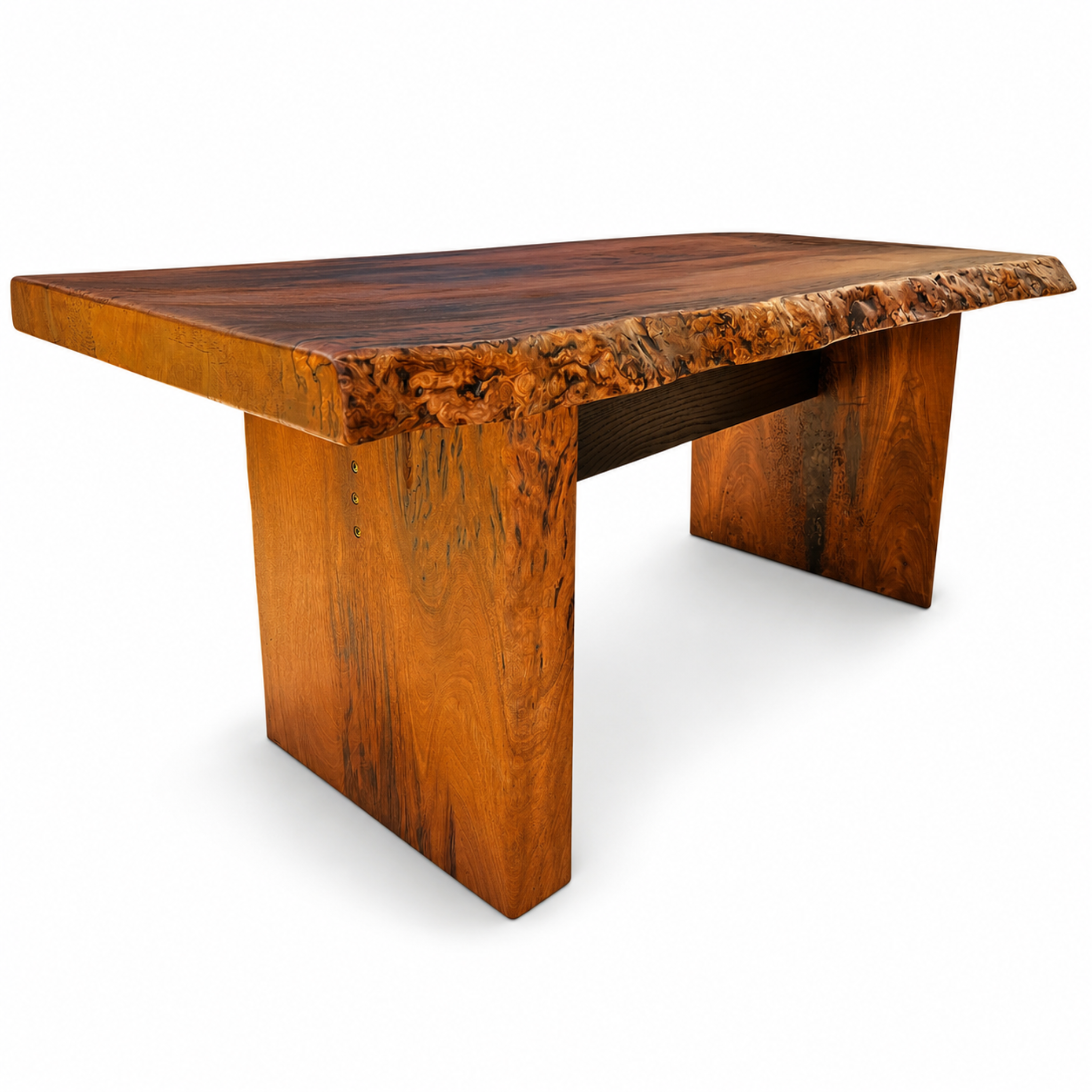 Commune |  Cathedral Grain Burl Mahogany Dining Table