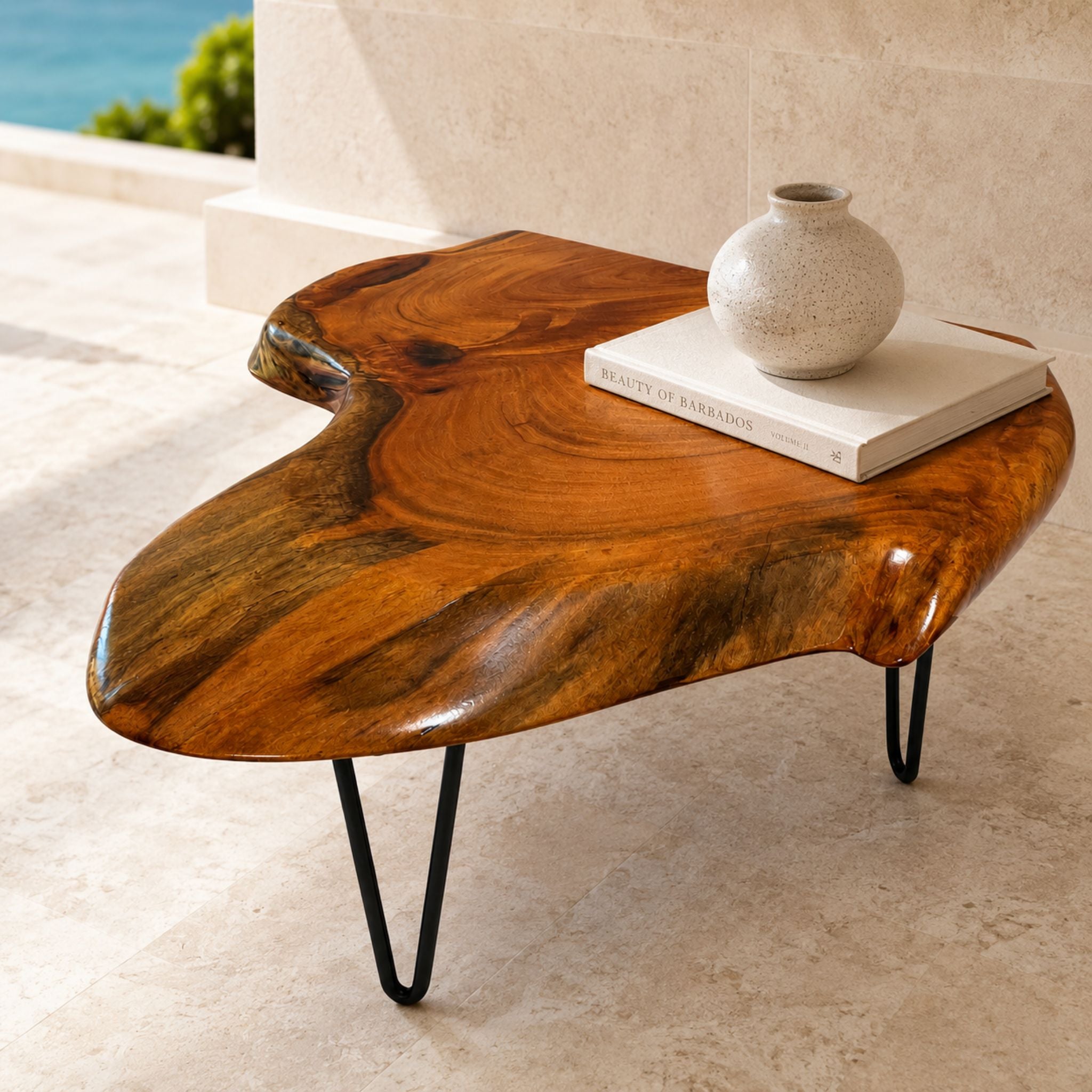 Live-Edge Side Table