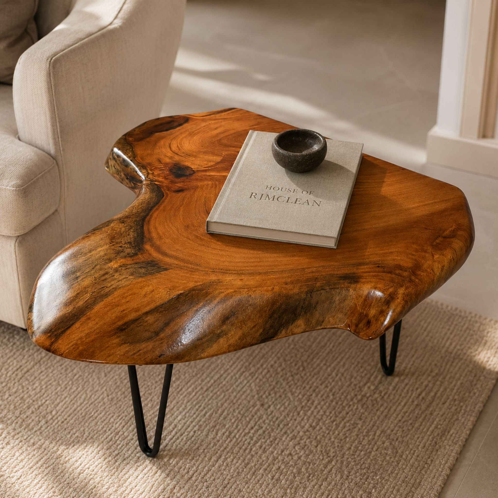 Live-Edge Side Table