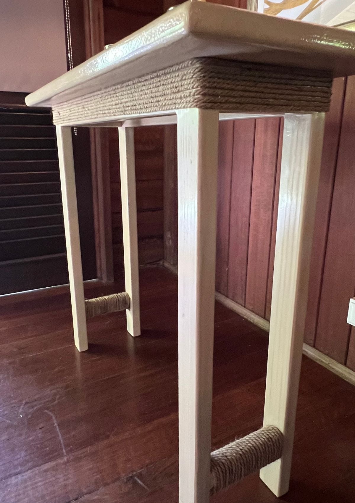 Handmade Bar Table and Stool Set