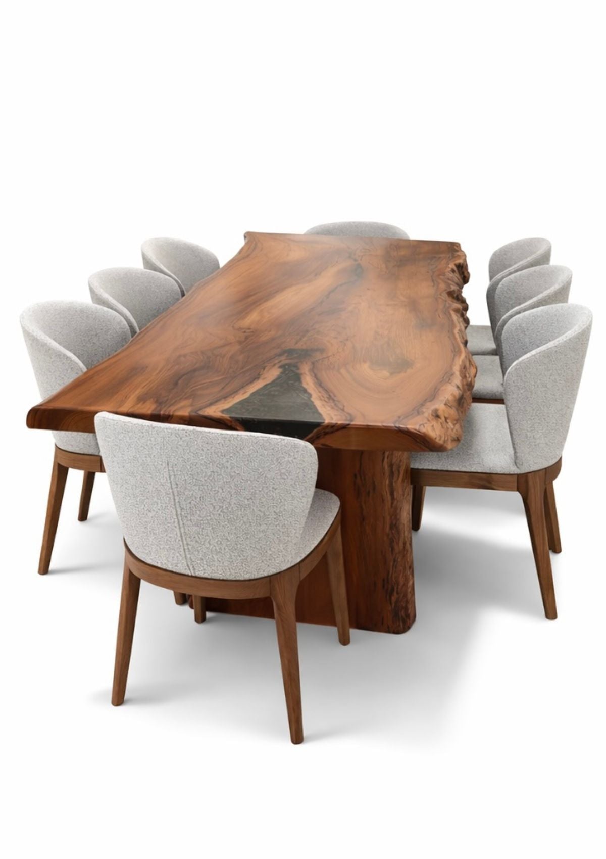 Live Edge Mahogany Dining Table