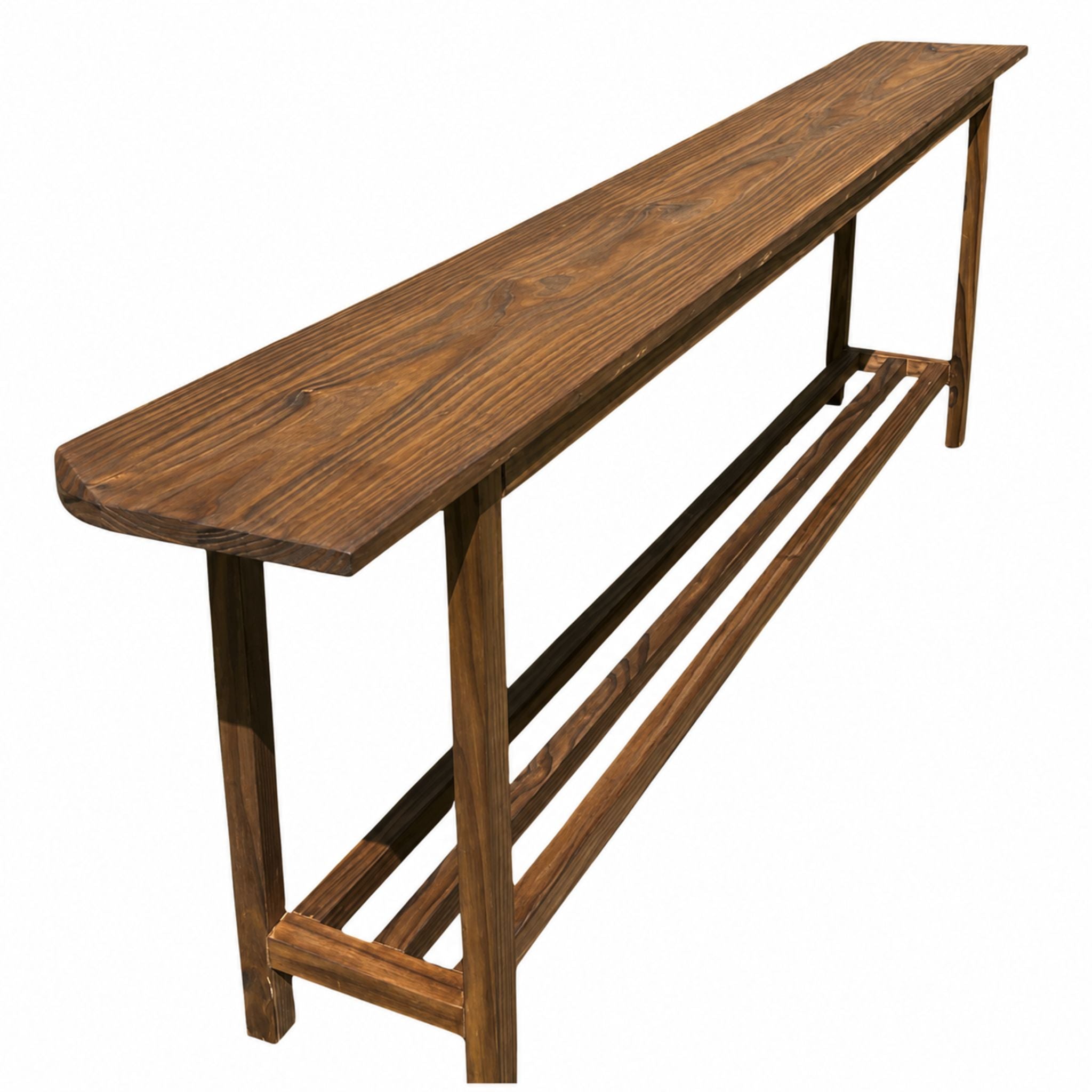 Slim Oak Sofa Table